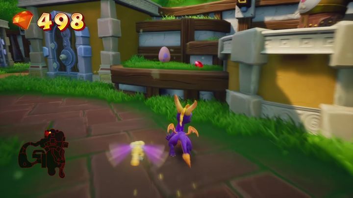 Defeat all rhynocs there and reach the roofs of the houses - Sunny Villa | Spyro: Year of the Dragon Walkthrough - Sunrise Spring - Spyro Reignited Trilogy Guide