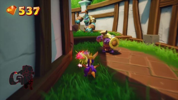 Upon returning to the village, head towards the platforms - Sunny Villa | Spyro: Year of the Dragon Walkthrough - Sunrise Spring - Spyro Reignited Trilogy Guide