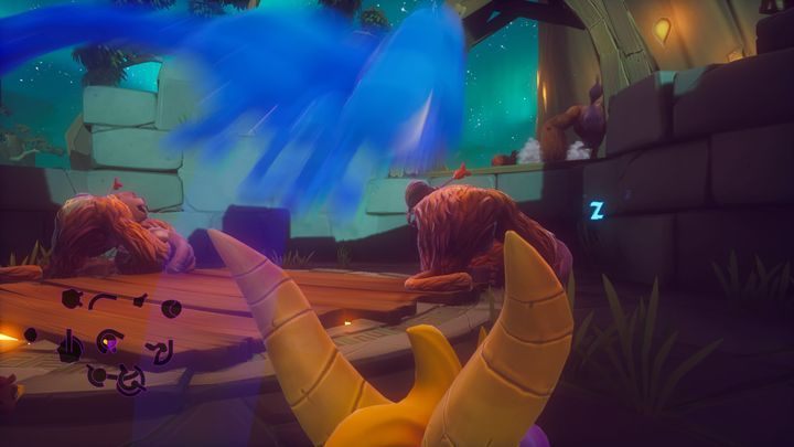 You will then land on the opposite side of it, so you wont fall - Tree Tops | Spyro The Dragon Walkthrough - Beast Makers - Spyro Reignited Trilogy Guide