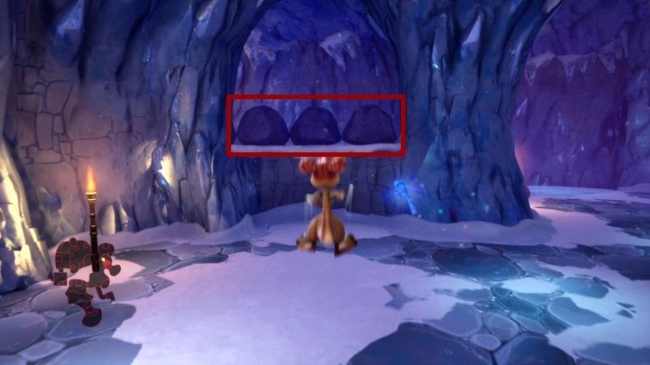 There are two chambers in the cave - Sheilas Alp | Spyro: Year of the Dragon Walkthrough - Sunrise Spring - Spyro Reignited Trilogy Guide