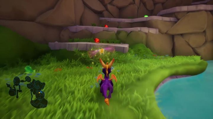 After crossing the bridge you will find yourself in a large clearing - Summer Forest | Spyro 2 Riptos Rage Walkthrough - Summer Forest - Spyro Reignited Trilogy Guide