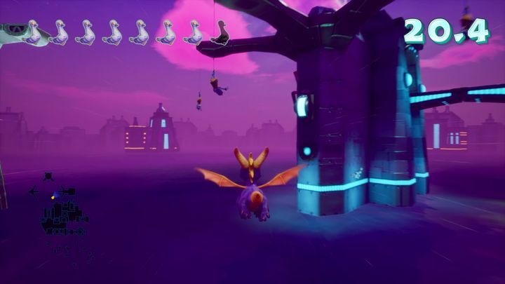 You will then have to head towards the gates - Metro Speedway | Spyro 2 Riptos Rage Walkthrough - Autumn Plains - Spyro Reignited Trilogy Guide