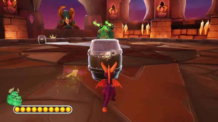 Of course, Gulp will constantly launch counterattacks - Gulp | Spyro 2: Riptos Rage! Boss Fight - Bosses - Spyro Reignited Trilogy Guide