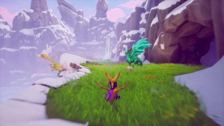 Ajax is right next to the cave with the ramp - Dragons | Secrets & Curios in Spyro Reignited Trilogy - Secrets & Curios - Spyro Reignited Trilogy Guide