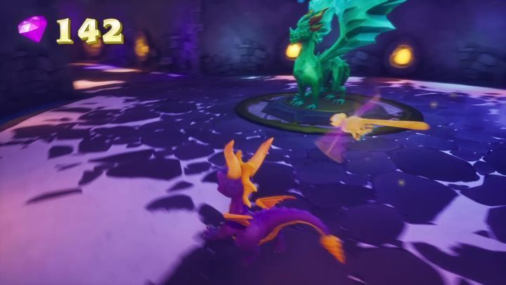 You will find Boldar in the cave, which you enter by means of a ramp - Dragons | Secrets & Curios in Spyro Reignited Trilogy - Secrets & Curios - Spyro Reignited Trilogy Guide