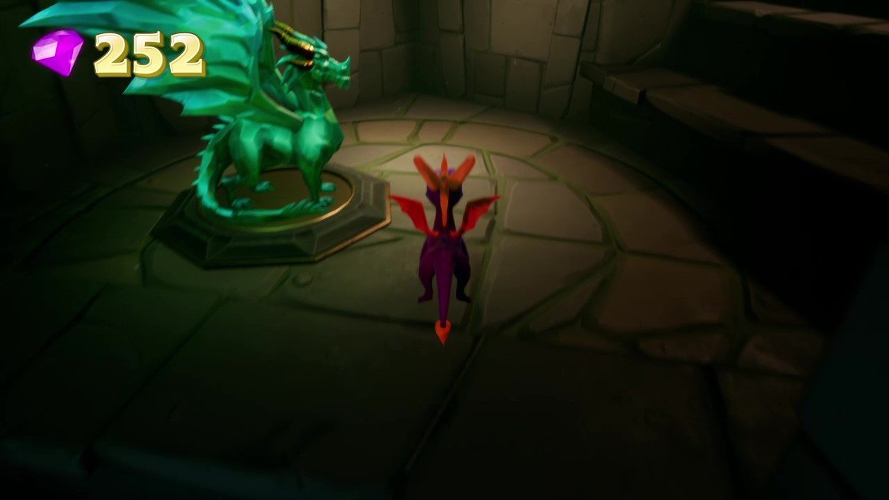 Damon is in the cave that you can reach by jumping from the bridge leading to the island with the armored troll and the chicken cage - Dragons | Secrets & Curios in Spyro Reignited Trilogy - Secrets & Curios - Spyro Reignited Trilogy Guide