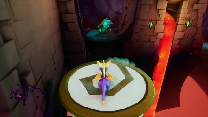 Unika is to the left of the starting position - Dragons | Secrets & Curios in Spyro Reignited Trilogy - Secrets & Curios - Spyro Reignited Trilogy Guide