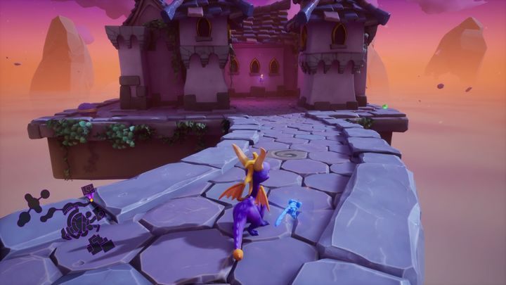 From the path there is also a road to the tower - Haunted Towers | Spyro The Dragon Walkthrough - Dream Weavers - Spyro Reignited Trilogy Guide