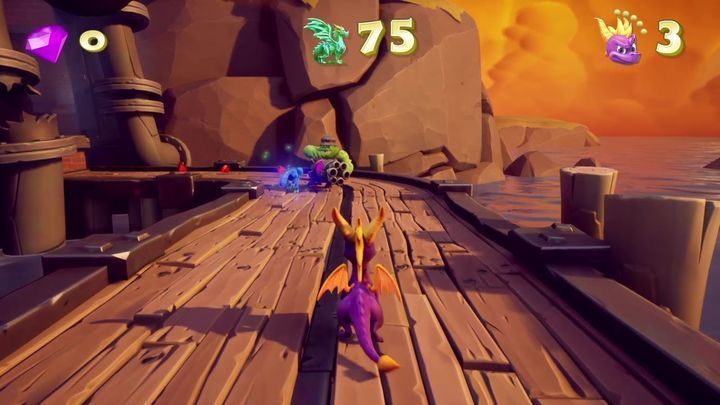 You start on a small bridge - Twilight Harbour | Spyro The Dragon Walkthrough - Gnorc Cove - Spyro Reignited Trilogy Guide