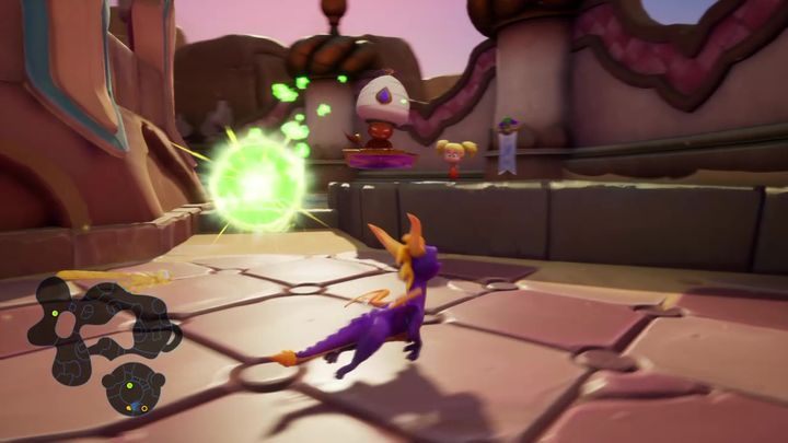 The only part that can be challenging is when you have to avoid the Genies attacks - Scorch | Spyro 2 Riptos Rage Walkthrough - Autumn Plains - Spyro Reignited Trilogy Guide