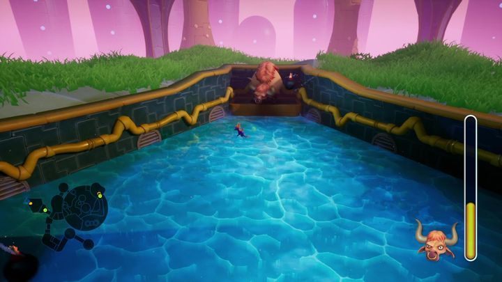 Defeat the ox by reflecting bombs with your flames - Metropolis | Spyro 2 Riptos Rage Walkthrough - Winter Tundra - Spyro Reignited Trilogy Guide