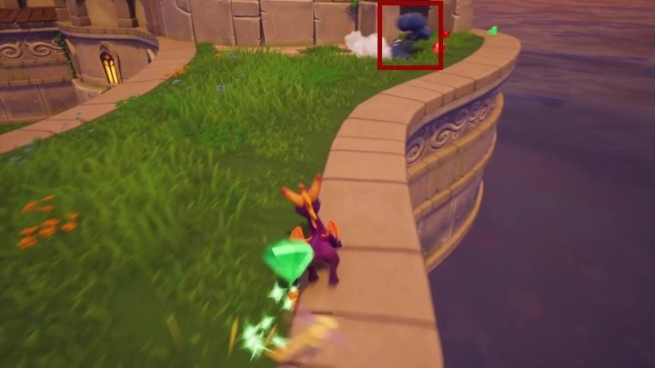The second egg can be found on the ledge high up - Dragon eggs | Secrets & Curios in Spyro Reignited Trilogy - Secrets & Curios - Spyro Reignited Trilogy Guide