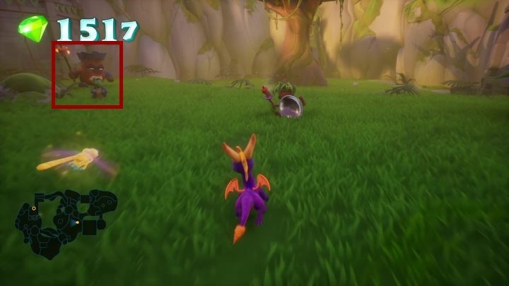 You reach another glade - this one is bigger - Idol Springs | Spyro 2 Riptos Rage Walkthrough - Summer Forest - Spyro Reignited Trilogy Guide