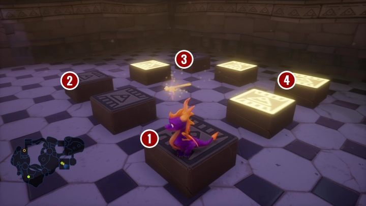 The next challenge is to feed the Idol with the right fish - Idol Springs | Spyro 2 Riptos Rage Walkthrough - Summer Forest - Spyro Reignited Trilogy Guide