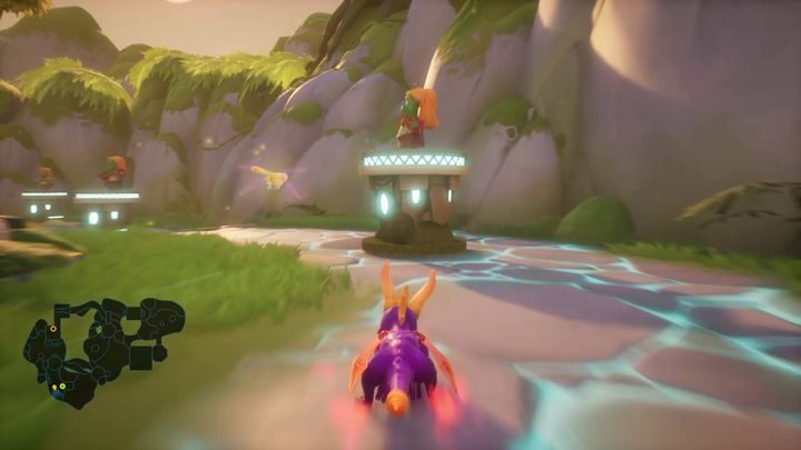 Commentary: At some point, you will encounter a Hulagirl trapped by an Umbrella Idol - Idol Springs | Spyro 2 Riptos Rage Walkthrough - Summer Forest - Spyro Reignited Trilogy Guide