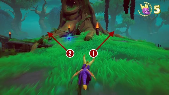 Go back on the starting island and go left of the platform - Beast Makers | Spyro The Dragon Walkthrough - Beast Makers - Spyro Reignited Trilogy Guide