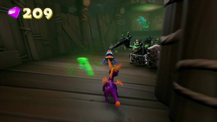 Another dragon is at the top of the building - Misty Bog | Spyro The Dragon Walkthrough - Beast Makers - Spyro Reignited Trilogy Guide