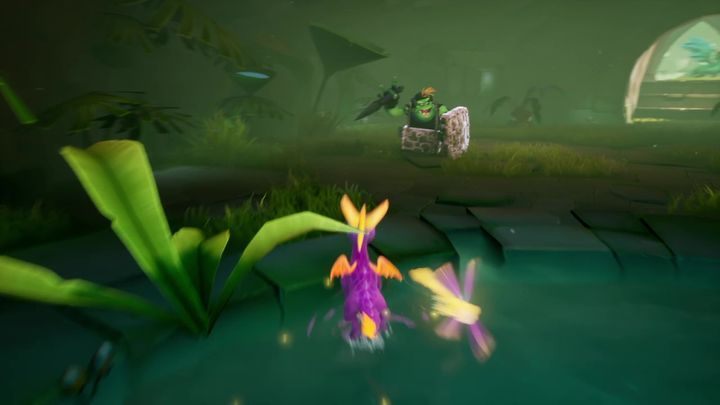 She will lead you to a small grotto - Misty Bog | Spyro The Dragon Walkthrough - Beast Makers - Spyro Reignited Trilogy Guide