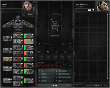 As a matter of form, it's worth to mention about lieutenant Kirillov (point 3 on Pripyat map) - The basics - Mechanics - The basics - S.T.A.L.K.E.R.: Call of Pripyat - Game Guide and Walkthrough