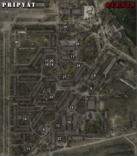 2 - Walkthrough - Pripyat - Map Quests - Walkthrough - S.T.A.L.K.E.R.: Call of Pripyat - Game Guide and Walkthrough