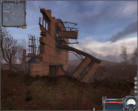 7) Northern checkpoint - Thankfully, you won't have to worry about getting mugged here - Garbage - Maps - part 2 - Walkthrough - S.T.A.L.K.E.R.: Clear Sky - Game Guide and Walkthrough