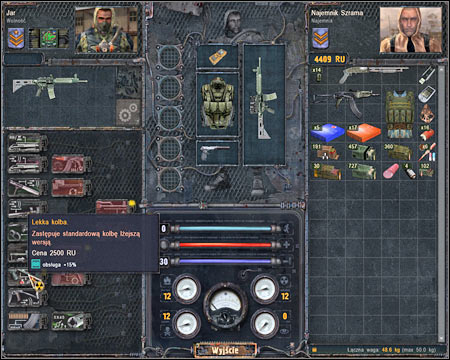 You can always ask a mechanic to repair or upgrade your equipment - Choosing the best gear - Hints - S.T.A.L.K.E.R.: Clear Sky - Game Guide and Walkthrough