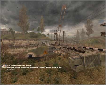 3) Tunnel - Strelok will use this tunnel to escape - Red Forest - Maps - part 1 - Walkthrough - S.T.A.L.K.E.R.: Clear Sky - Game Guide and Walkthrough