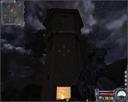 9) Small campsite (Duty) - You will come across a larger group of Duty soldiers here - Army Warehouses - Map - part 2 - Walkthrough - S.T.A.L.K.E.R.: Clear Sky - Game Guide and Walkthrough