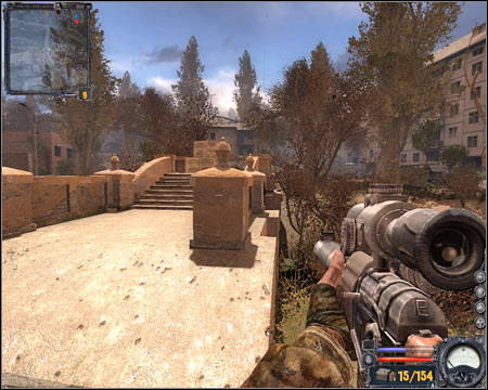 8) Monolith's outpost - Obviously you shouldn't be surprised to encounter a lot of Monolith units here - Limansk - Map - part 2 - Walkthrough - S.T.A.L.K.E.R.: Clear Sky - Game Guide and Walkthrough