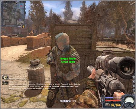 Once you've been given an order to move forward, turn left and use a nearby bridge - Limansk - Quests - part 2 - Walkthrough - S.T.A.L.K.E.R.: Clear Sky - Game Guide and Walkthrough