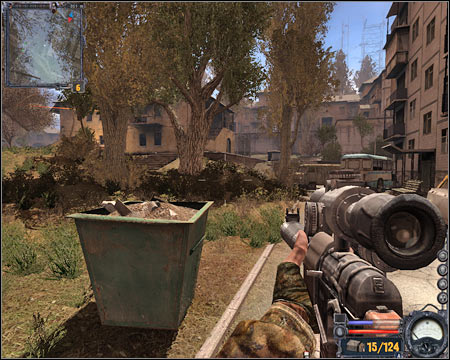 Your next objective is to secure both floors of the large building - Limansk - Quests - part 2 - Walkthrough - S.T.A.L.K.E.R.: Clear Sky - Game Guide and Walkthrough