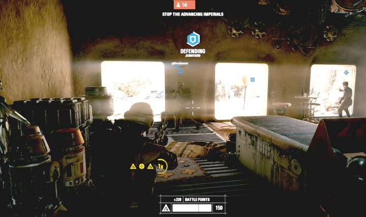 When you notice that a point is being captured (white outline around the icon), you must run to that place and defend/retake it. - Battlefront 2: Game modes - Tips and advise - Star Wars Battlefront 2 Game Guide