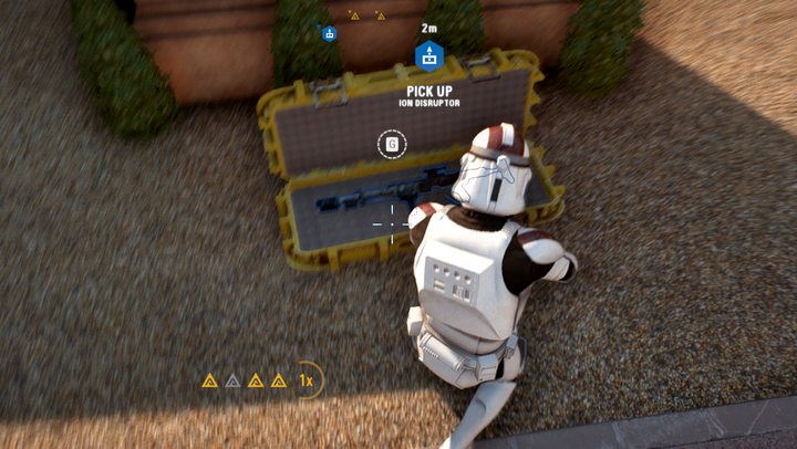 In order to damage a giant walking machine, you need to use special weapons that can destroy their shields. Charge your weapon and shoot from a certain distance. - Battlefront 2: Game modes - Tips and advise - Star Wars Battlefront 2 Game Guide