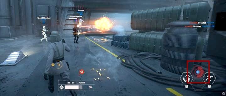 A number that appears on the abilitys icon informs you how many allies will be affected by your command. - Battlefront 2: Officer Class Guide - Classes and Weapons - Star Wars Battlefront 2 Game Guide