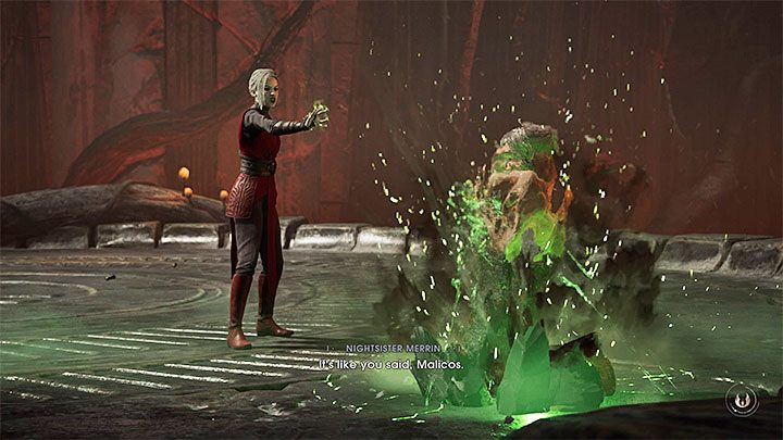 After defeating the boss, Merrin will appear again - Chapter 5 Return to Dathomir and fighting with Malicos | Fallen Order Walkthrough - Main Story - Star Wars Jedi Fallen Order Guide