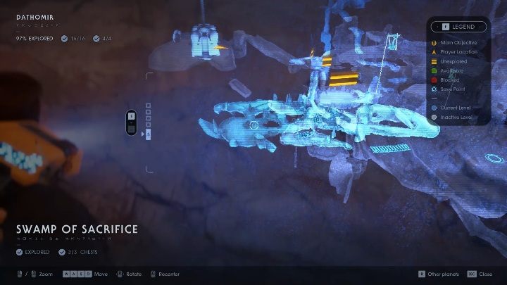 Part of the map: Swamp of Sacrifice - Seeds in Jedi Fallen Order - Others - Star Wars Jedi Fallen Order Guide