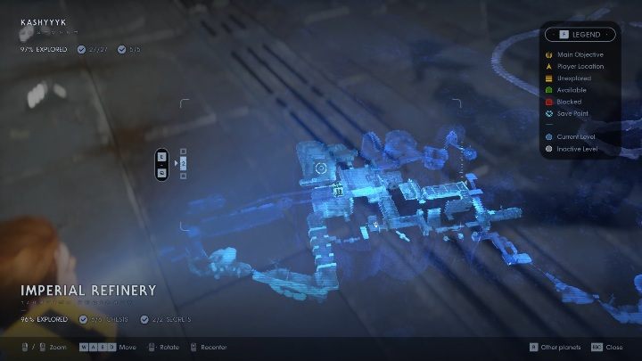 Part of the map: Imperial Refinery - Seeds in Jedi Fallen Order - Others - Star Wars Jedi Fallen Order Guide