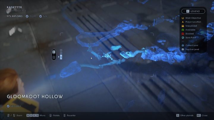 Part of the map: Gloomroot Hollow - Seeds in Jedi Fallen Order - Others - Star Wars Jedi Fallen Order Guide