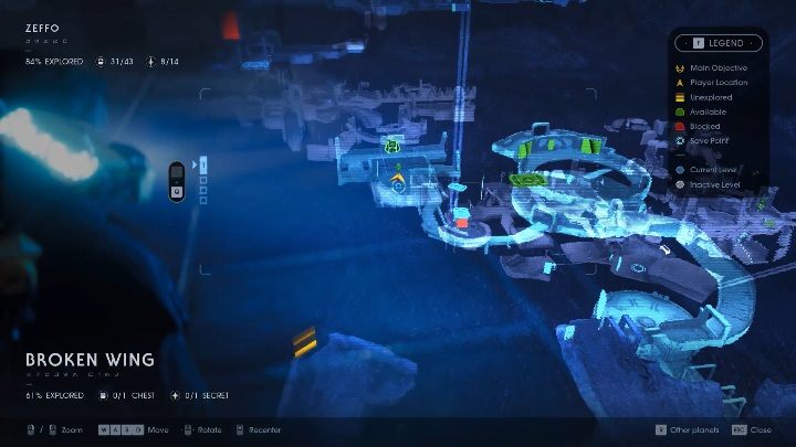 The first planet available to explore in Star Wars Jedi Fallen Order is Bogano - Broken Wing Electrified Water Puzzle - Bogano | Jedi Fallen Order - Riddles - Star Wars Jedi Fallen Order Guide