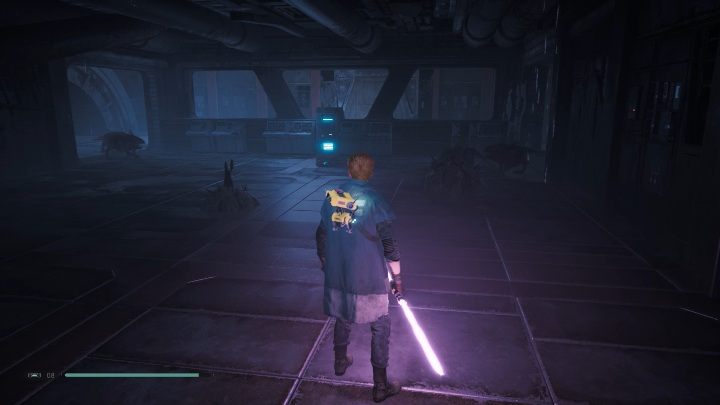 When you jump into a hole, you will get to a new location - Broken Wing Electrified Water Puzzle - Bogano | Jedi Fallen Order - Riddles - Star Wars Jedi Fallen Order Guide