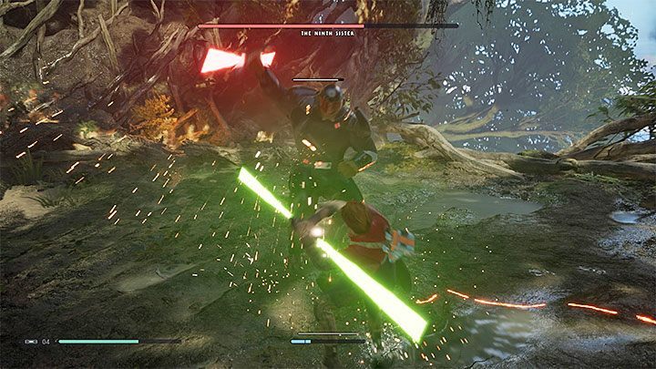Locking the camera on a target is a feature that you dont have to use during all battles with standard enemy units, but it can be very useful during encounters with stronger enemies and bosses - Starting tips for Star Wars Jedi Fallen Order - Basics - Star Wars Jedi Fallen Order Guide