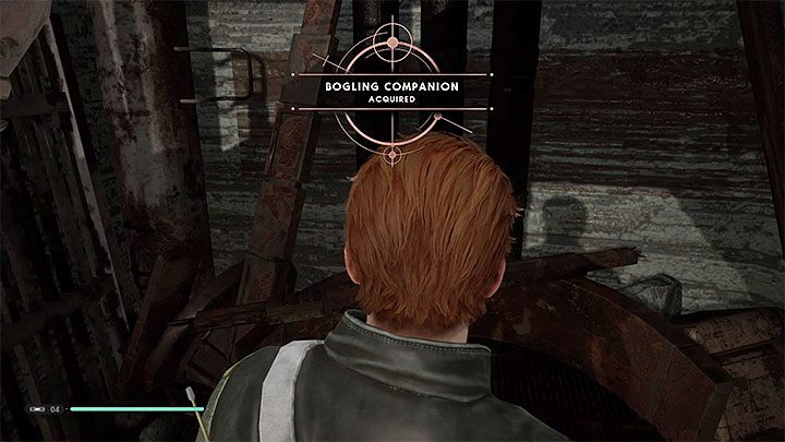 After a brief greeting, the Bogling will run to the Mantis - How to recruit new Stinger Mantis crew members in Jedi Fallen Order? - Campaign - Star Wars Jedi Fallen Order Guide