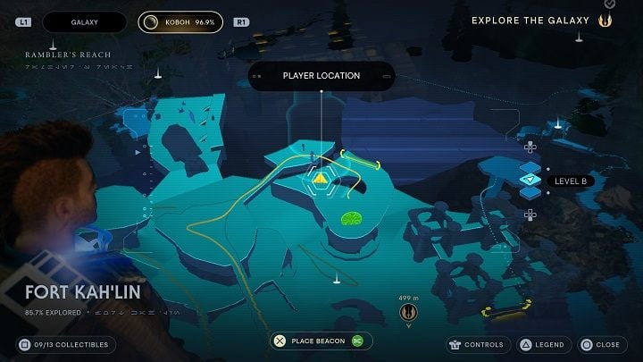 In the same area, there is a chest, containing a new appearance item - Jedi Survivor: Fort KahLin - list of secrets - Koboh - Star Wars Jedi Survivor guide