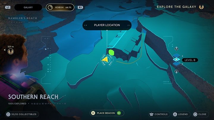 The Flooded Bunker is beneath a small building located in the central part of Rambler's Reach - Jedi Survivor: Flooded Bunker - secrets - Koboh - Star Wars Jedi Survivor guide