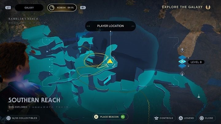 Near the place where the previous ones were found - just go a little backwards from there - Jedi Survivor: Southern Reach - list of secrets, part 2 - Koboh - Star Wars Jedi Survivor guide