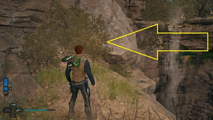 By the rocks and next to the edge is another portion of seeds - Jedi Survivor: Southern Reach - list of secrets, part 2 - Koboh - Star Wars Jedi Survivor guide