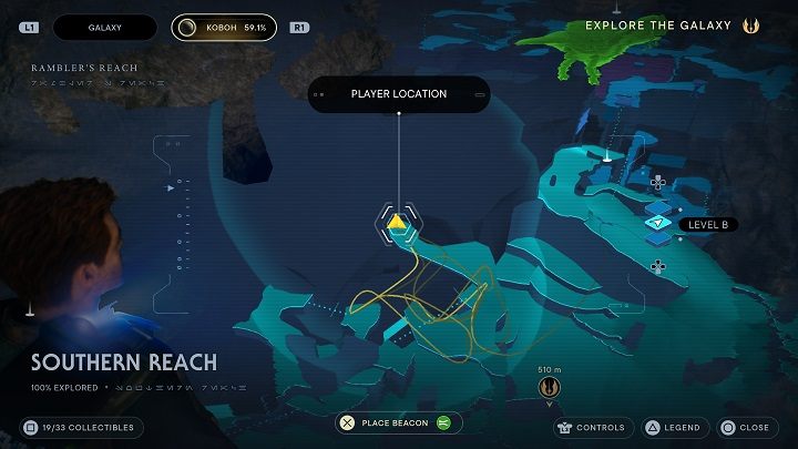 In a small alcove nearby you will find another priorite shard - Jedi Survivor: Southern Reach - list of secrets, part 2 - Koboh - Star Wars Jedi Survivor guide