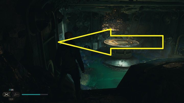 After getting the orb, throw it to the corresponding amplifier, and the laser beam will open a new passage to eventually hit the building you want to get to - Jedi Survivor: Southern Reach - list of secrets, part 2 - Koboh - Star Wars Jedi Survivor guide