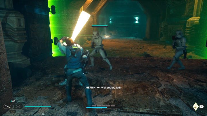 Follow Merrin through the Pilgrim's Sanctuary - Star Wars Jedi Survivor: Bring Contact Codes to Cere - Walkthorugh - Star Wars Jedi Survivor guide