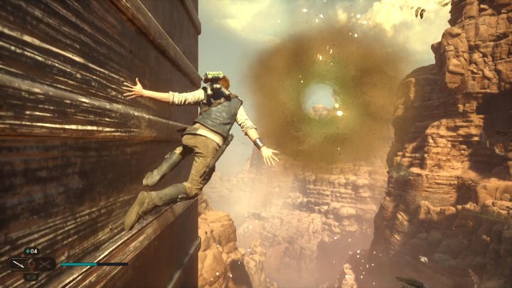 Once you get to the surface, you start another arcade section - Star Wars Jedi Survivor: Bring Contact Codes to Cere - Walkthorugh - Star Wars Jedi Survivor guide